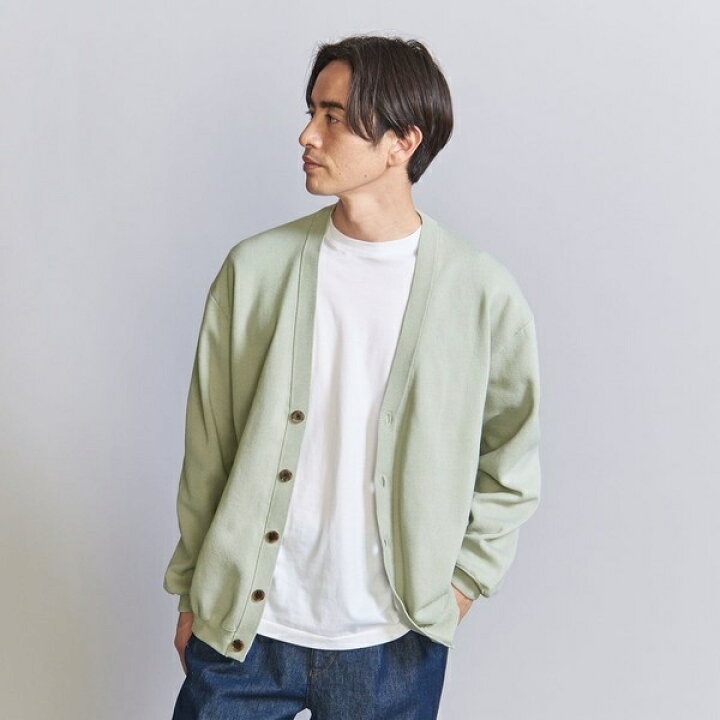 楽天市場】クリーン ミラノリブ Vネック カーディガン／ビューティ  