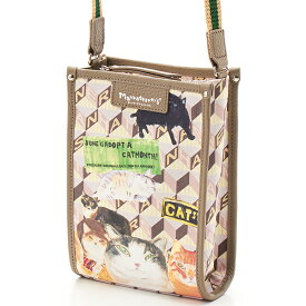 《雑誌掲載商品》【マンハッタナーズ】モノグラム　縦型ショルダーバッグ／マンハッタナーズ（Manhattaner’s）