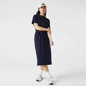 ストレートラインロングTシャツドレス／ラコステ（LACOSTE）