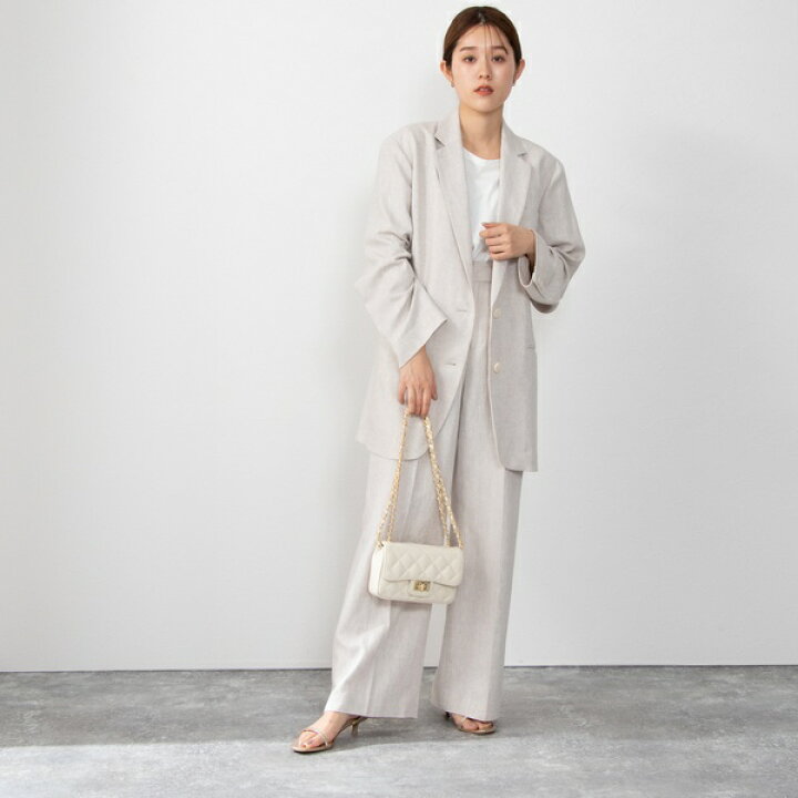 楽天市場】五明祐子さん着用 ◇【WEB限定】POLY・LINEN マニッシュ 