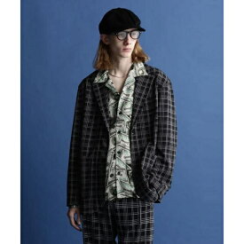 PATTERNED JERSEY 2BUTTON JACKET／パターンジャージ 2ボタンジャケット／ショット（Schott）