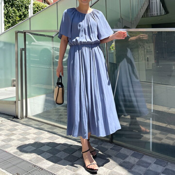 楽天市場】◇【WEB限定】ECO割繊前後2WAYギャザーワンピース 