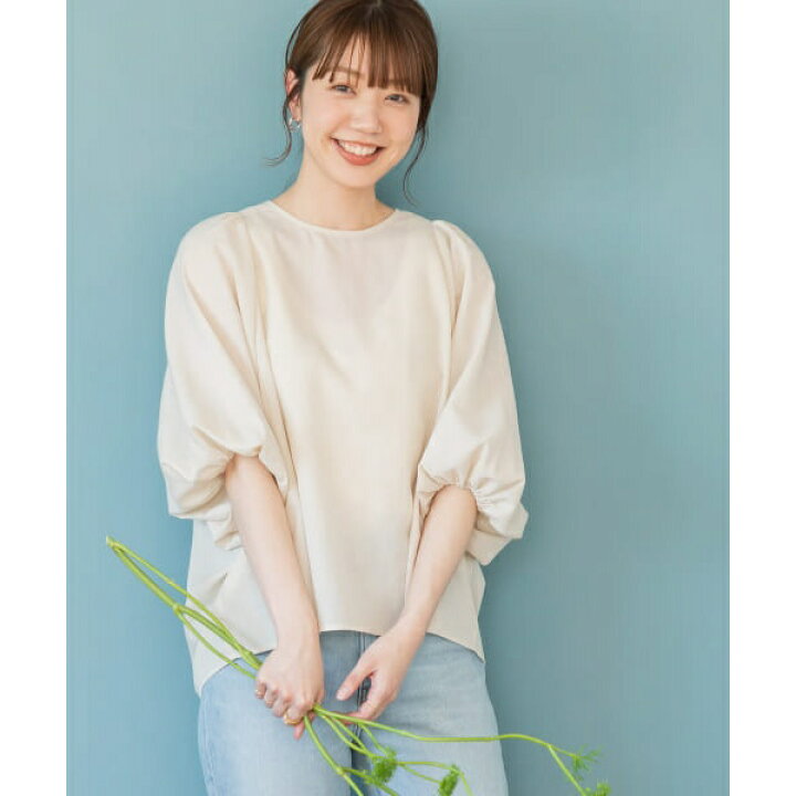楽天市場】『UR TECH Smart Linen Touch』ボリュームスリーブブラウス
