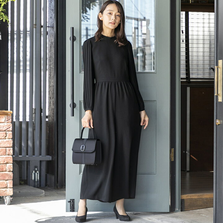 楽天市場】【kaene】ブラックフォーマルオールインワン【喪服】/卒入学 