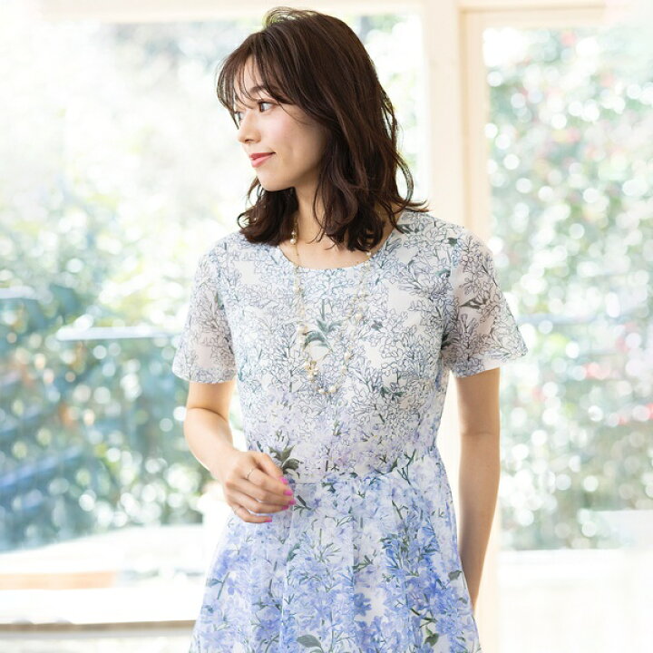 楽天市場】ライラックフィット＆フレアワンピース／ローズティアラ  