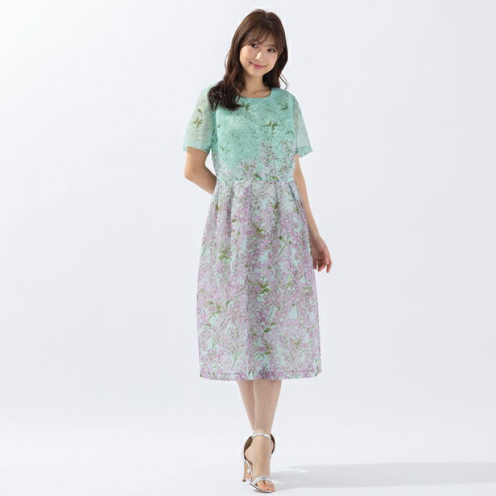 楽天市場】ライラックフィット＆フレアワンピース／ローズティアラ  