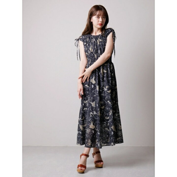 楽天市場】ドロストリボンショルダーワンピース／レディメイド  