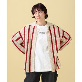 MACRAME KNIT CARDIGAN／ マクラメニットカーディガン／アヴィレックス（AVIREX）