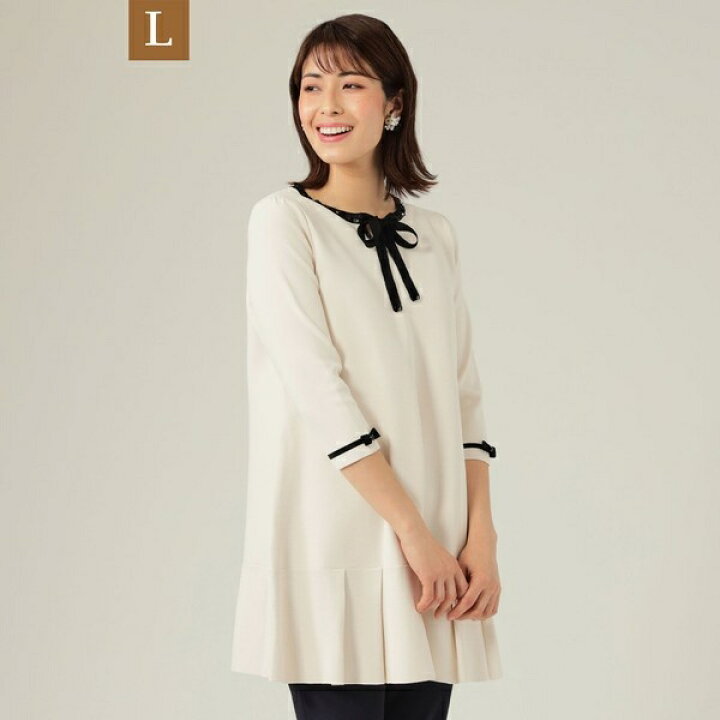 楽天市場】【L】レーヨンポリエステル ニットチュニック／トゥービー  