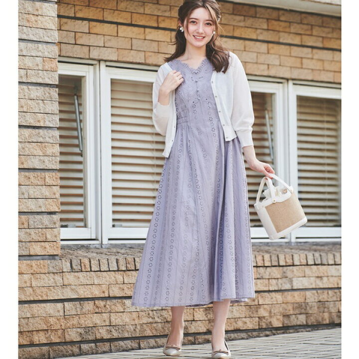 楽天市場】カットワークレースマキシワンピース／レッセパッセ（LAISSE  