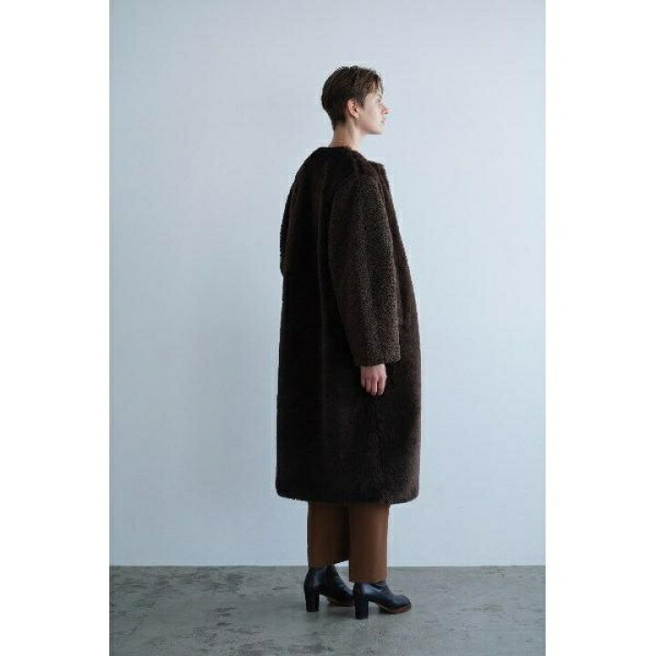楽天市場】CLANE／クラネ／MIX FUR COCOON COAT／ミックスファー 