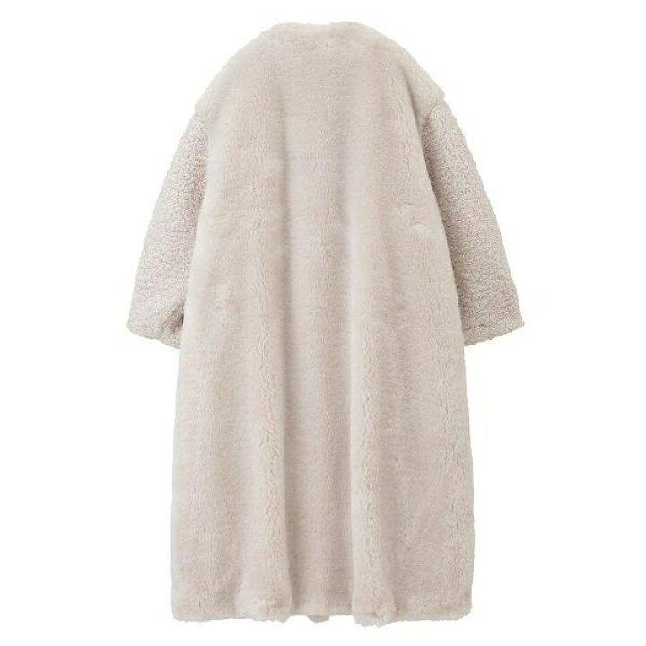 楽天市場】CLANE／クラネ／MIX FUR COCOON COAT／ミックスファー 