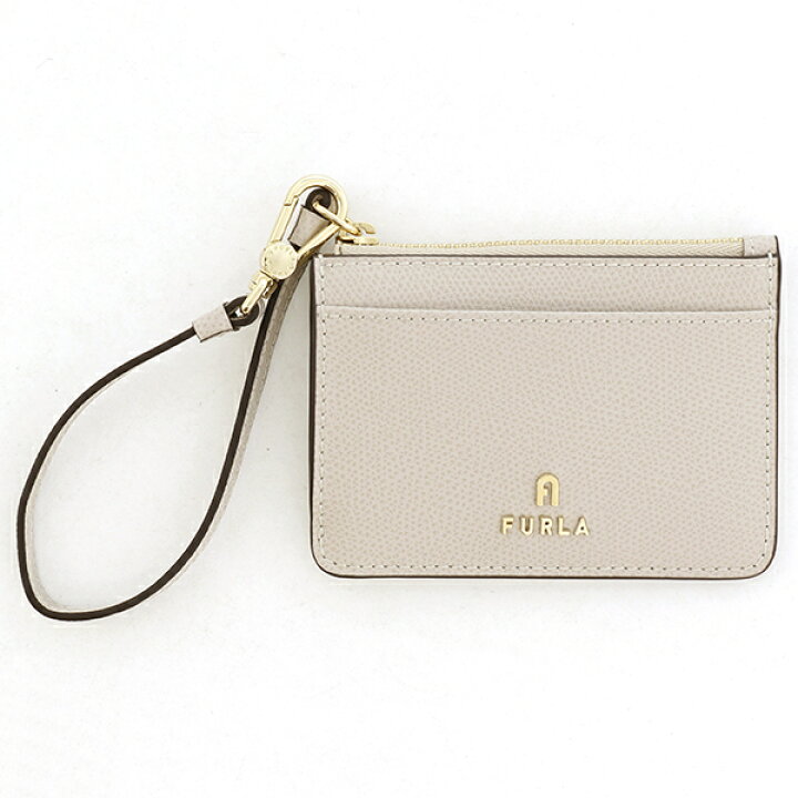 楽天市場】FURLA CAMELIA S ストラップ付き ジップ カードケース 
