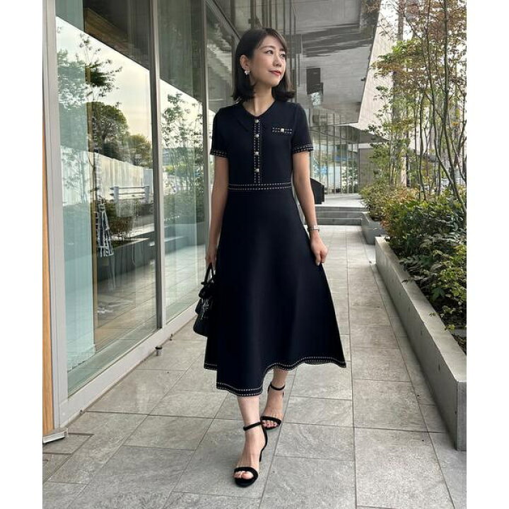 楽天市場】《大きいサイズ》ポロ衿ニットワンピース 《M Maglie le 