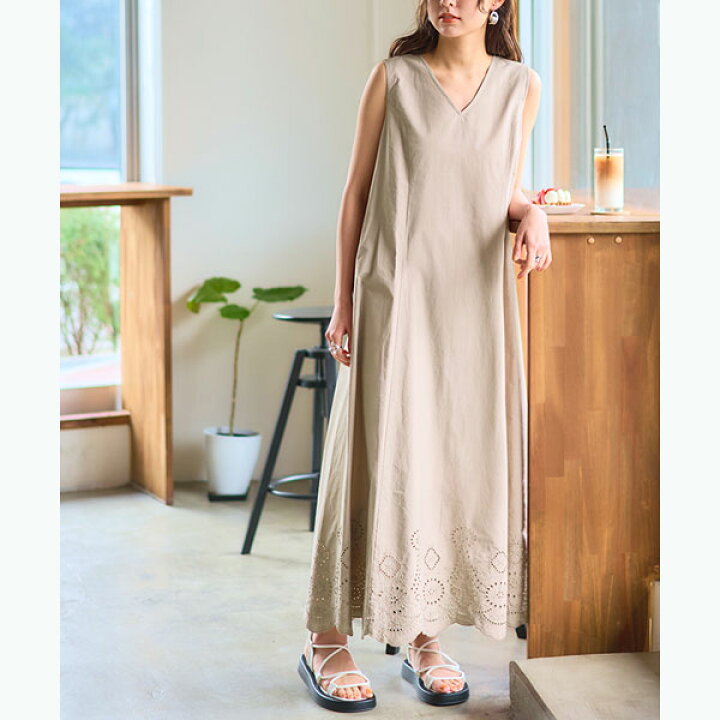 楽天市場】裾刺繍ﾃﾞｻﾞｲﾝﾉｰｽﾘｰﾌﾞﾜﾝﾋﾟｰｽ／ティティベイト（titivate 