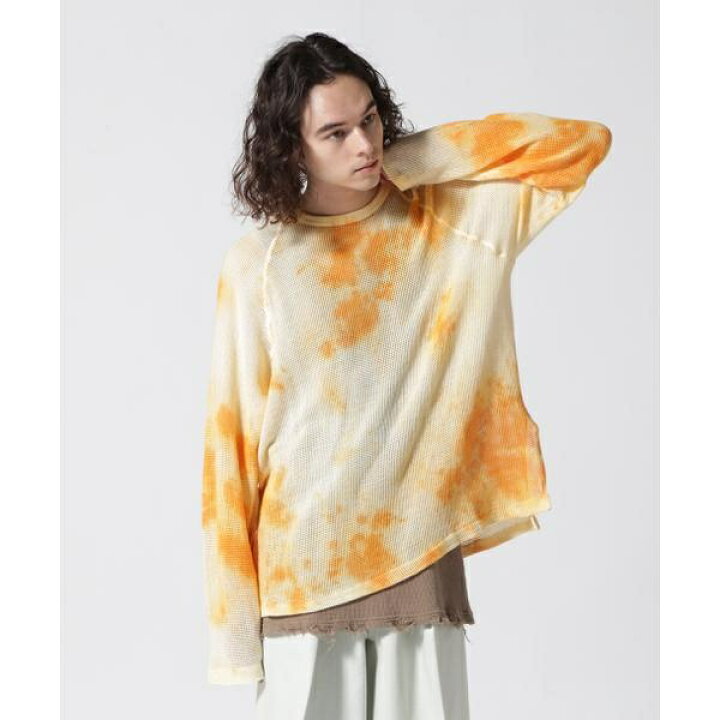 楽天市場】ANCELLM／アンセルム／ANCELLM DYED MESH LS T-SHIRT 