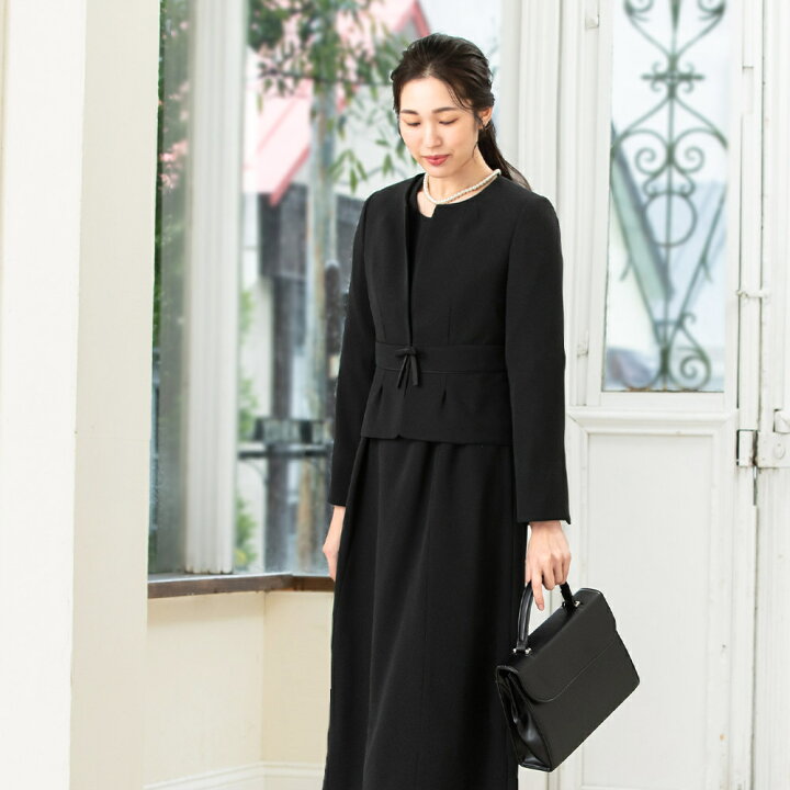 楽天市場】【洗える / 抗菌消臭】 喪服 ブラックフォーマル 礼服 着丈 