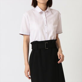 レギュラー衿 半袖 形態安定 レディースシャツ／ブリックハウス（BRICKHOUSE）