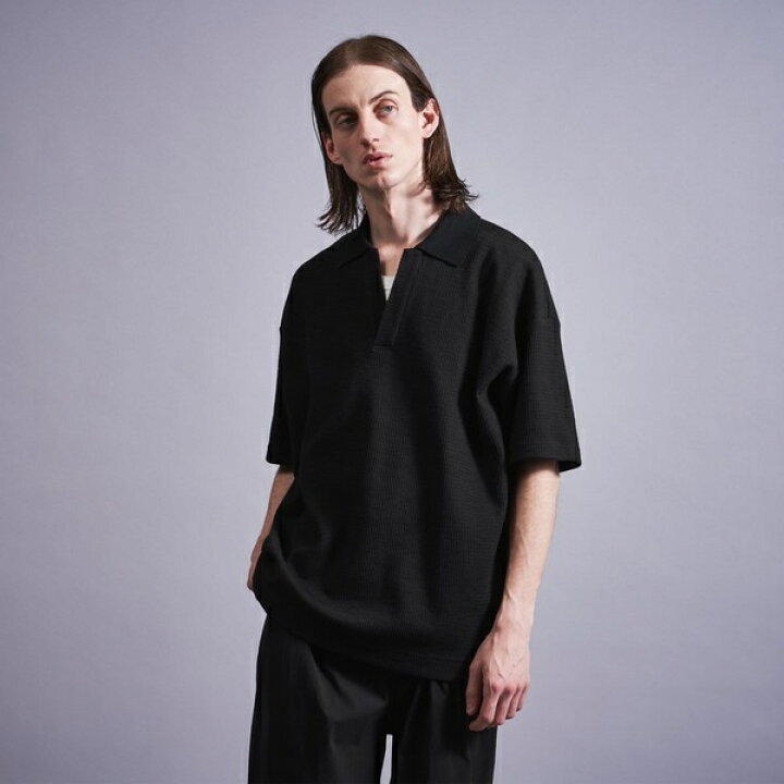 楽天市場】＜monkey time＞ TC RASCHEL V NECK PL/ポロシャツ 