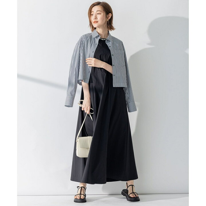 楽天市場】【CLASSY.コラボ/洗える】シャツアンサンブル ワンピース  