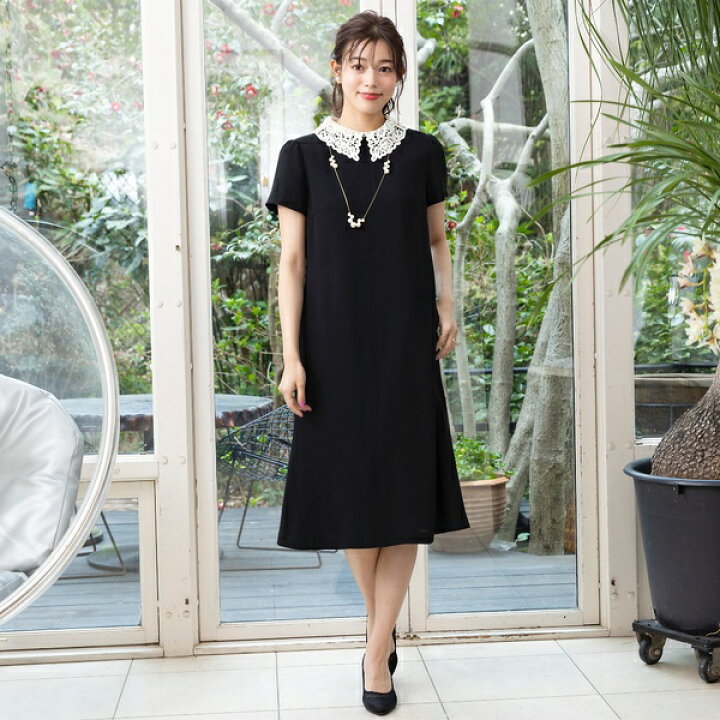 楽天市場】ケミカルレース襟ワンピース／ローズティアラ（Rose Tiara  