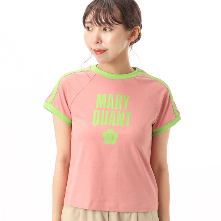 マリークワント ラグラン デイジー Tシャツ ピンク 新品