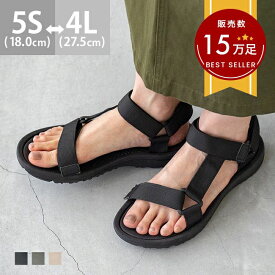 【18.0-27.5cm】 ベルクロ スポーツサンダル／メヌエ（menue）
