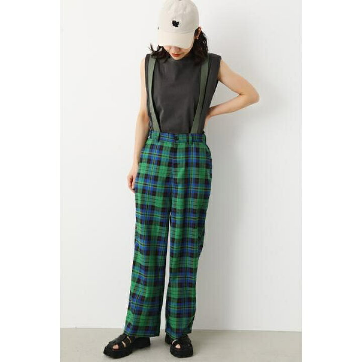楽天市場】（WEB限定）2WAY チェックサスペンダーパンツ／ロデオ 