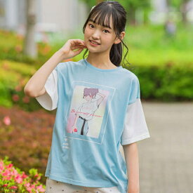オンナノコプリントTシャツ(130~160cm)／ジディ（ZIDDY）