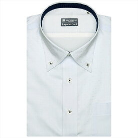 【Layered Cool】 形態安定 ボタンダウンカラー 半袖ワイシャツ／ブリックハウス（BRICKHOUSE）