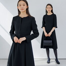 【WEB限定】【喪服】【洗える】ジャケット＆ワンピース/ブラックフォーマル/七五三/オールシーズン／フォルムフォルマ（form forma）