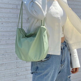 【mucu＆ebony】Mellow Shoulder Bag(Green M)｜バッグ かばん／サムソウル（Sam.Seoul）