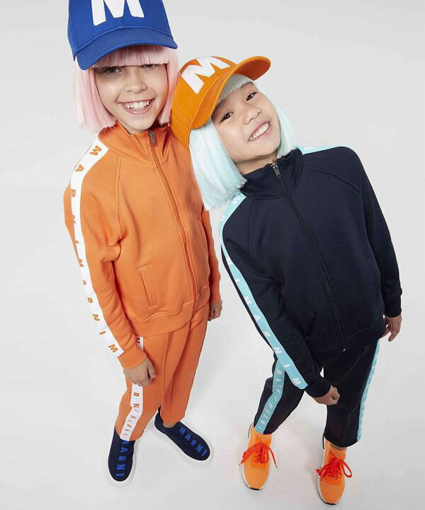 楽天市場】MARNI（マルニ）Kids ＆ Junior ブランドロゴ長袖ジップ  