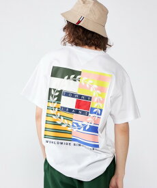 リラックスフラッグクリスプラグジュアリーTシャツ／トミー ジーンズ（TOMMY JEANS）