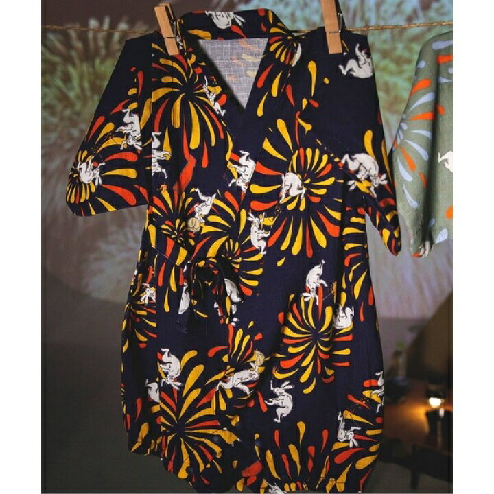 楽天市場】DODコラボ めちゃもえ花火柄甚平ロンパース／エフオー 