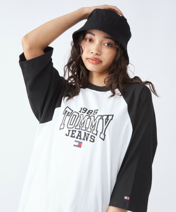 楽天市場】ラグランロゴ T シャツワンピース／トミー ジーンズ（TOMMY 