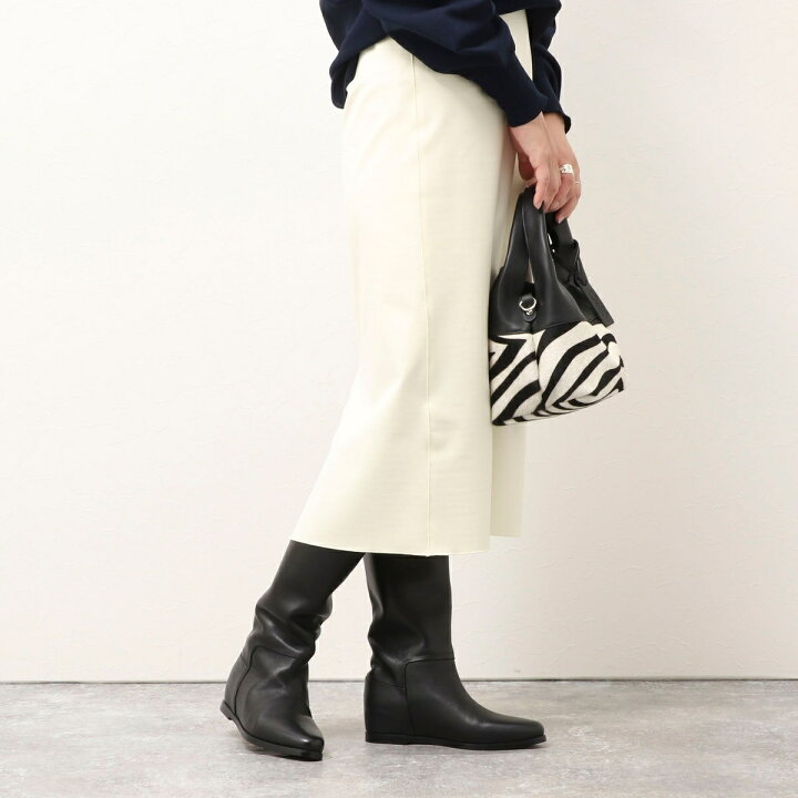 楽天市場】【REMME/レメ】◇【WEB限定】 シープウェッジロングブーツ  