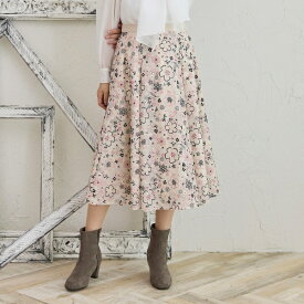オーガンジー刺繍スカート／ローズティアラ（Rose Tiara）
