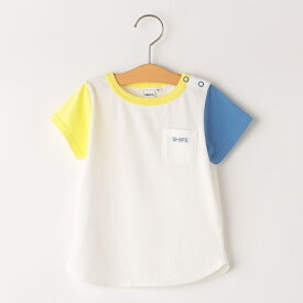 SHIPS KIDS:80〜90cm / クレイジーパターン ポケット TEE／シップス（SHIPS）