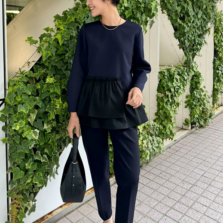 楽天市場】◇【WEB限定カラーあり】エアボール ペプラムプルオーバー 
