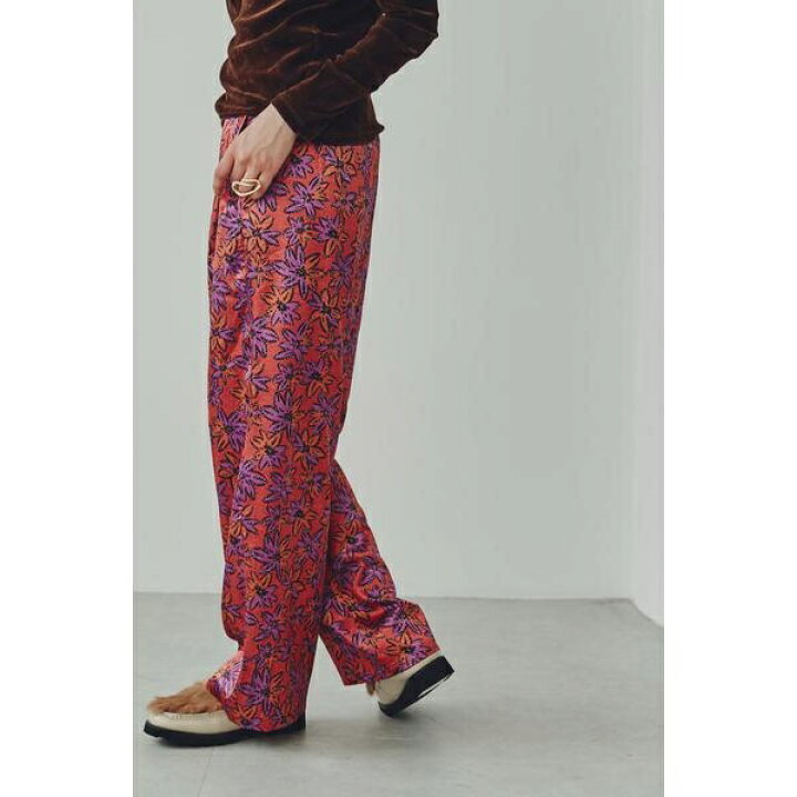 セール】FLOWER PRINT PANTS（その他パンツ）｜ROSE BUD（ローズバッド）のファッション通販 - ZOZOTOWN ROSE BUD ヴィンテージプリントイージーパンツ