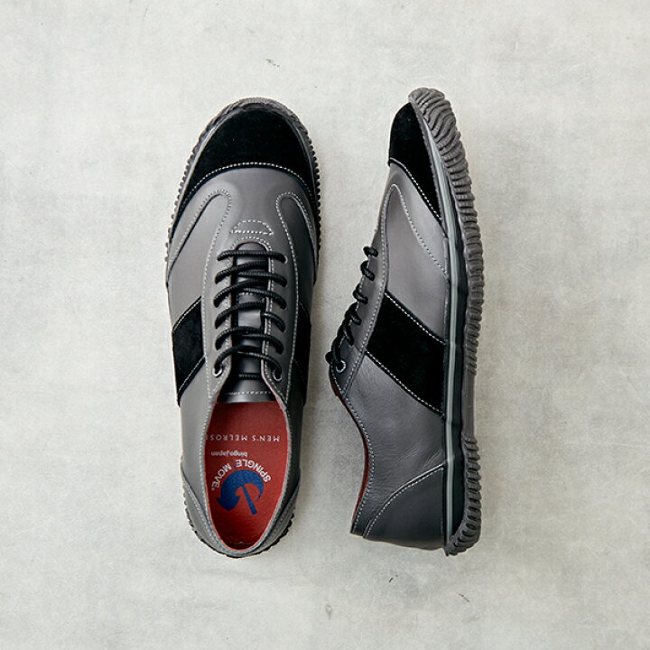 メンズメルローズ　スピングルムーブ ポタリングシューズ ブラック　27.5センチ メンズメルローズ スピングルムーブ ポタリングシューズ