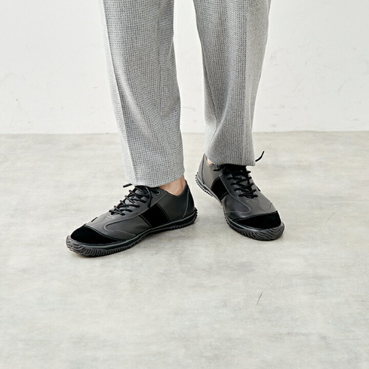 メンズメルローズ　スピングルムーブ ポタリングシューズ ブラック　27.5センチ メンズメルローズ スピングルムーブ ポタリングシューズ