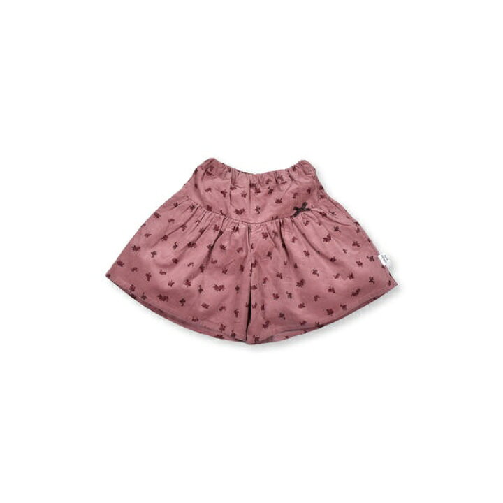 楽天市場】リボン付き 花柄 シャツコール キュロット(90~110cm  