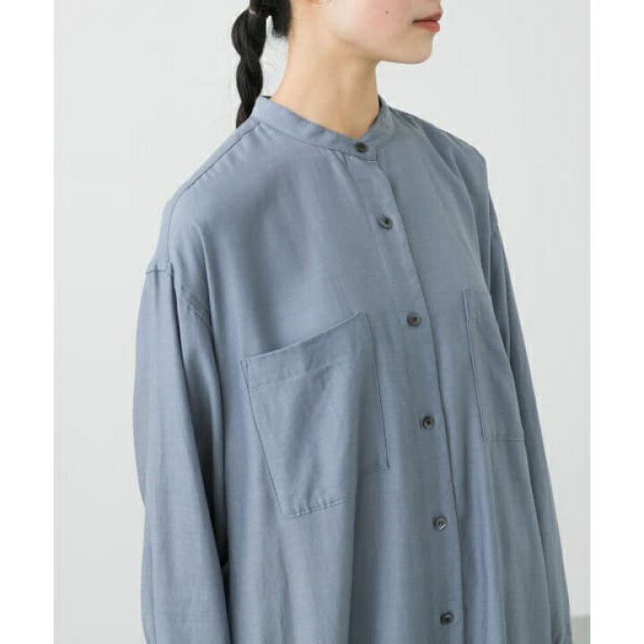 楽天市場】WIRROW Cupro cotton shirt dress／かぐれ（kagure） : 丸井  