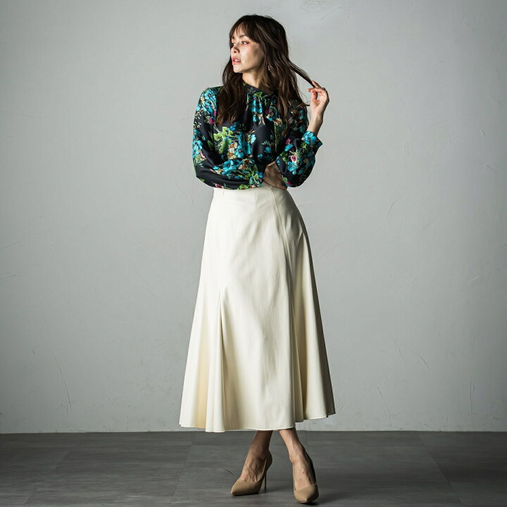 楽天市場】エコレザーマーメイドスカート／ビアッジョブルー（Viaggio  