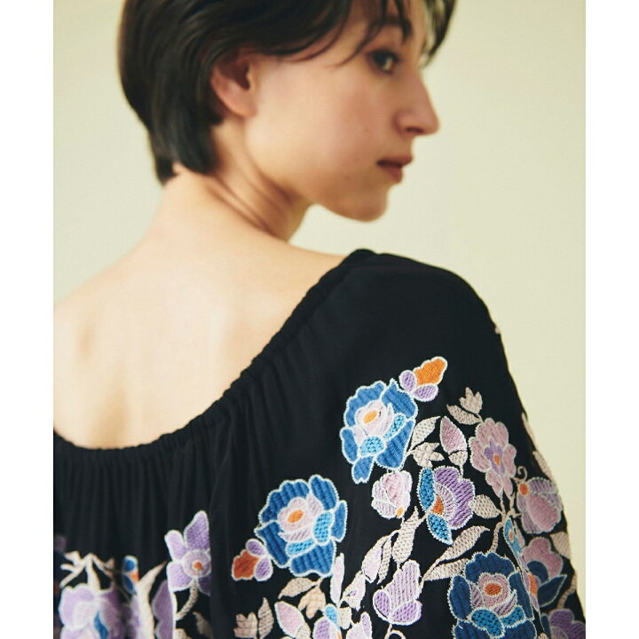楽天市場】マルチフラワー刺繍ブラウス／グレースコンチネンタル 