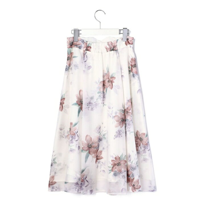 楽天市場】ぼかしフラワープリントスカート／レッセパッセ（LAISSE  