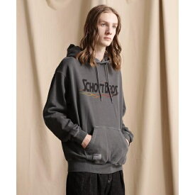 HOODED SWEAT FIRE SCRIPT／ファイアスクリプト パーカー／ショット（Schott）