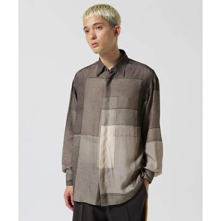 楽天市場】YOKE／ヨーク／Printed Regular Collar Shirt／ガーデン  